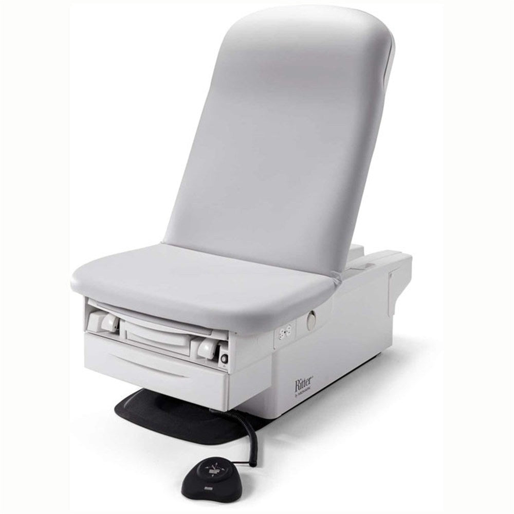 RITTER 225 High-Low Power Height & Back Exam Table with Drawer, Pelvic Tilt, Heater, Receptacles, RLRS . MPN: 225-003 - Image 3