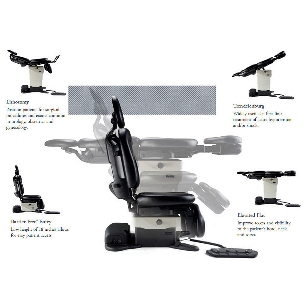 MIDMARK 630 HUMANFORM Power Procedure Table (Base Only), Non-Programmable, Wireless, Electrical Receptacle. MPN: 630-011 - Image 2