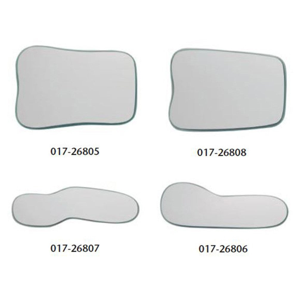 MILTEX Occlusal Intra Oral Mirror, No. 3 Child (2 1/2" w x 3 1/2" l) . MPN: 017-26808 - Image 2