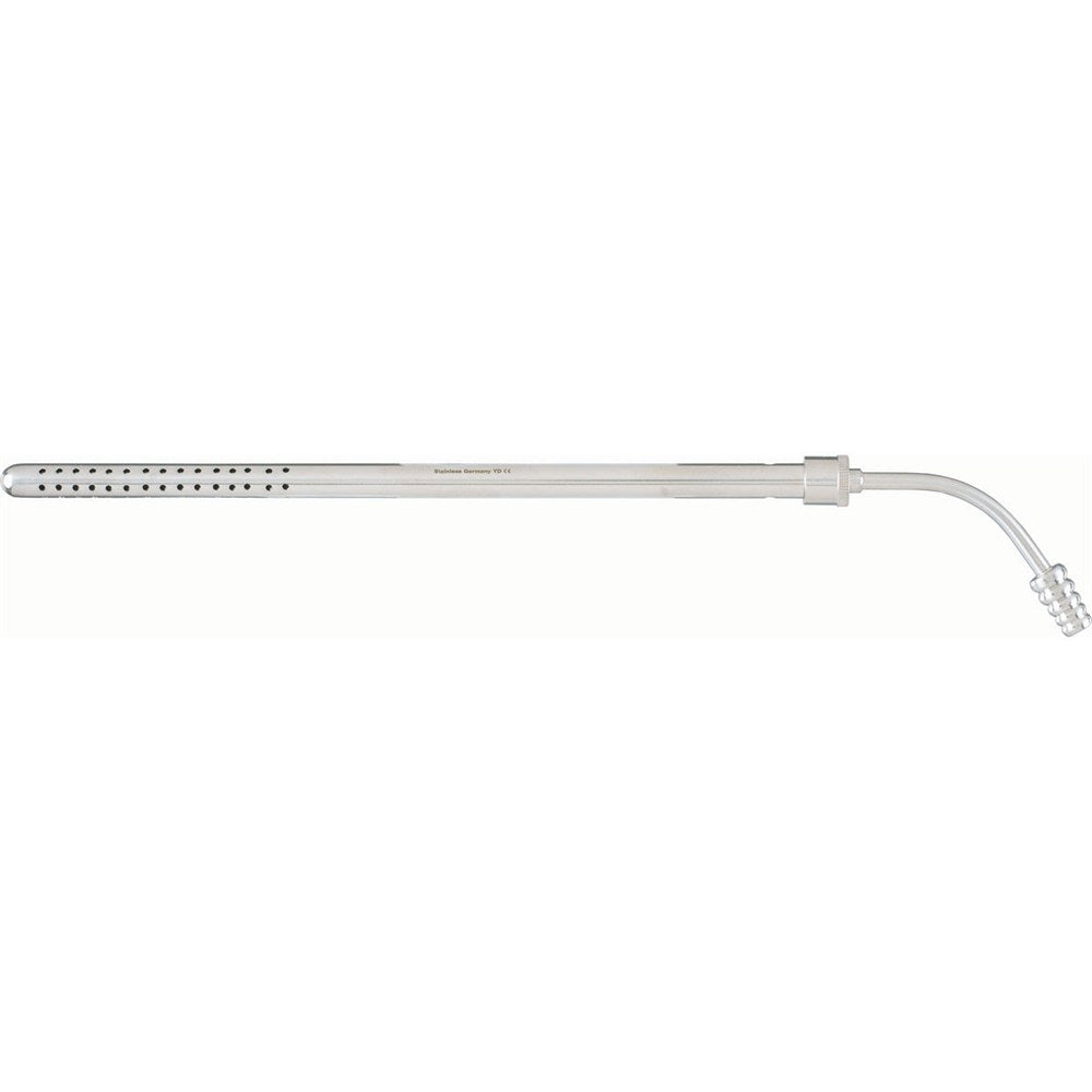 MILTEX POOLE Suction Tube, 9-3/4 (249mm), 24 French (8mm), curved. MPN: 10-310