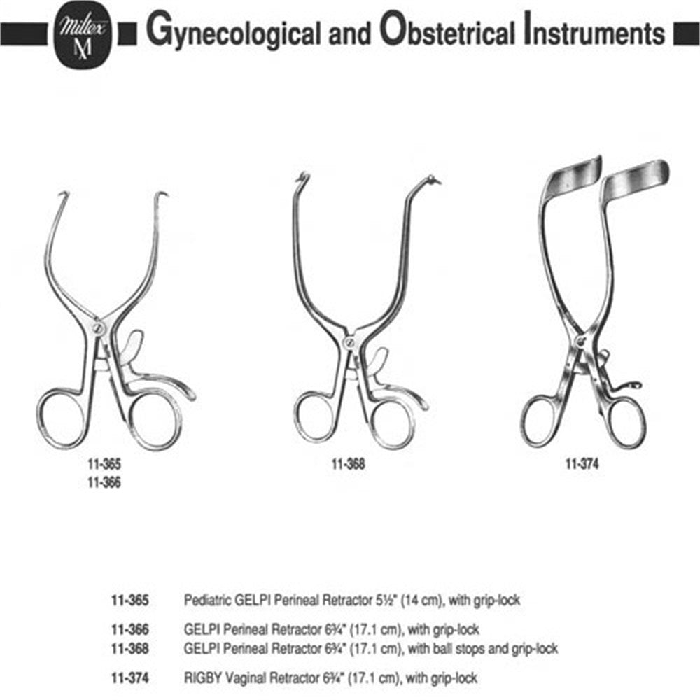 MILTEX RIGBY Appendectomy Retractor, 6-3/4" (17.1 cm), with grip lock. MPN: 11-374 - Image 3