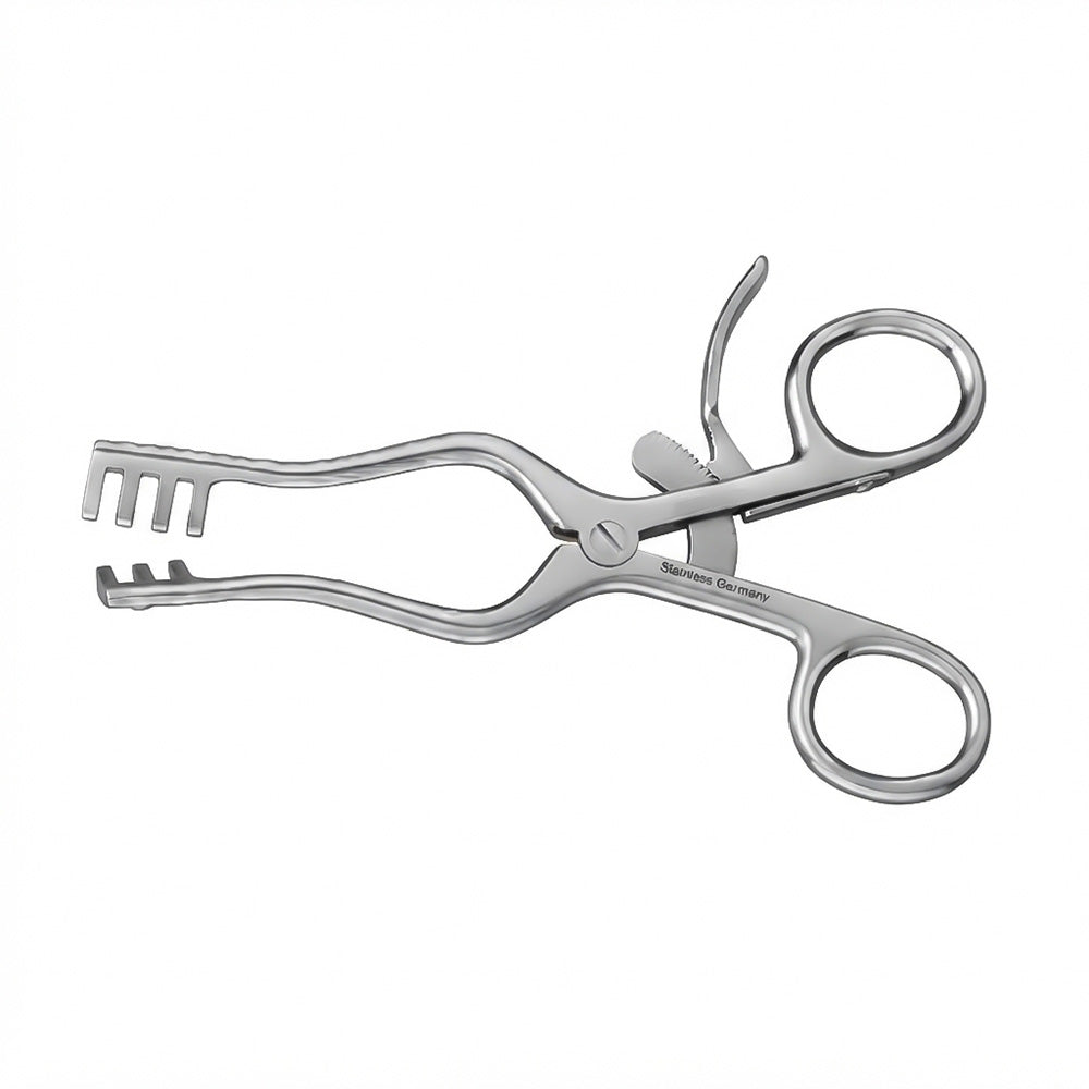 MILTEX WEITLANER Retractor, 9-1/2" (240mm), Blunt, 3 X 4 Teeth, 6" (155mm) Spread. MPN: 11-622