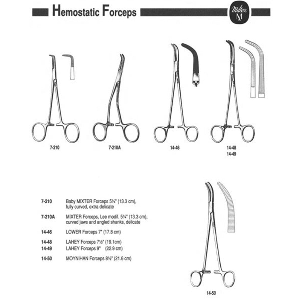 MILTEX Lower Gall Duct Forceps, 7" (17.8 cm). MPN: 14-46 - Image 2