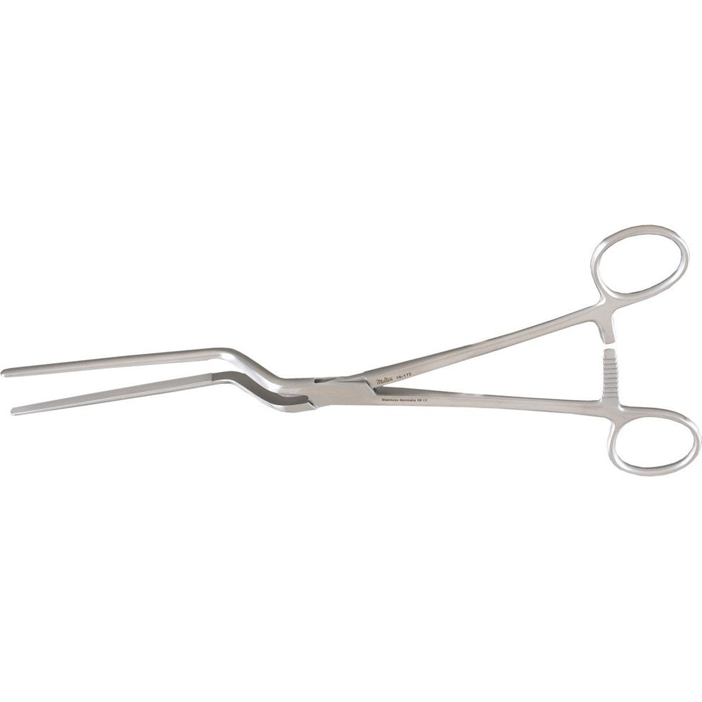 MILTEX BRUNNER Intestinal Forceps, 9-1/2" (24.1 cm), longitudinal serrations. MPN: 16-172