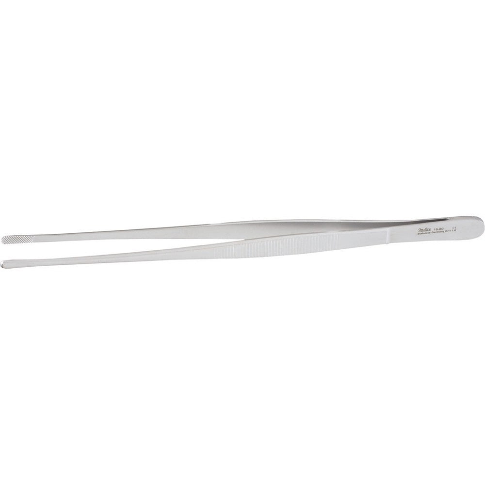 MILTEX WANGENSTEEN Tissue Forceps, 9" (230mm), Rounded Jaws with Fine Cross Serrations. MPN: 16-80