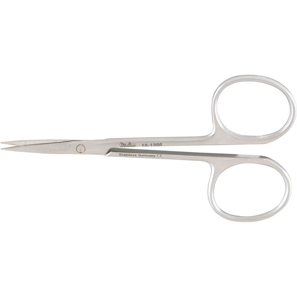 MILTEX Iris Scissors, 3-1/2" (8.9 cm), straight, with 20 mm blades, delicate. MPN: 18-1396