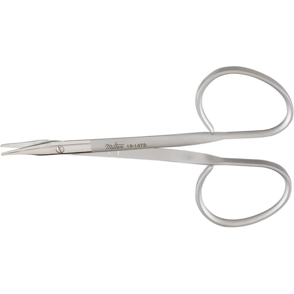MILTEX STEVENS Tenotomy Scissors, 3-7/8" (97mm), Curved, Blunt Points, Ribbon-Type. MPN: 18-1478