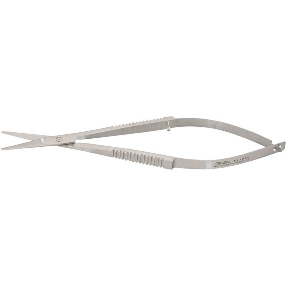 MILTEX NOYES Iris Scissors, 4-1/2" (115mm), Straight, Blunt/Blunt Tips. MPN: 18-1514