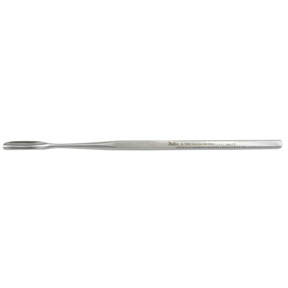 MILTEX WEST Lacrimal Sac Gouge, 6-1/2" (163.5mm), 5mm wide blade, straight. MPN: 18-1964