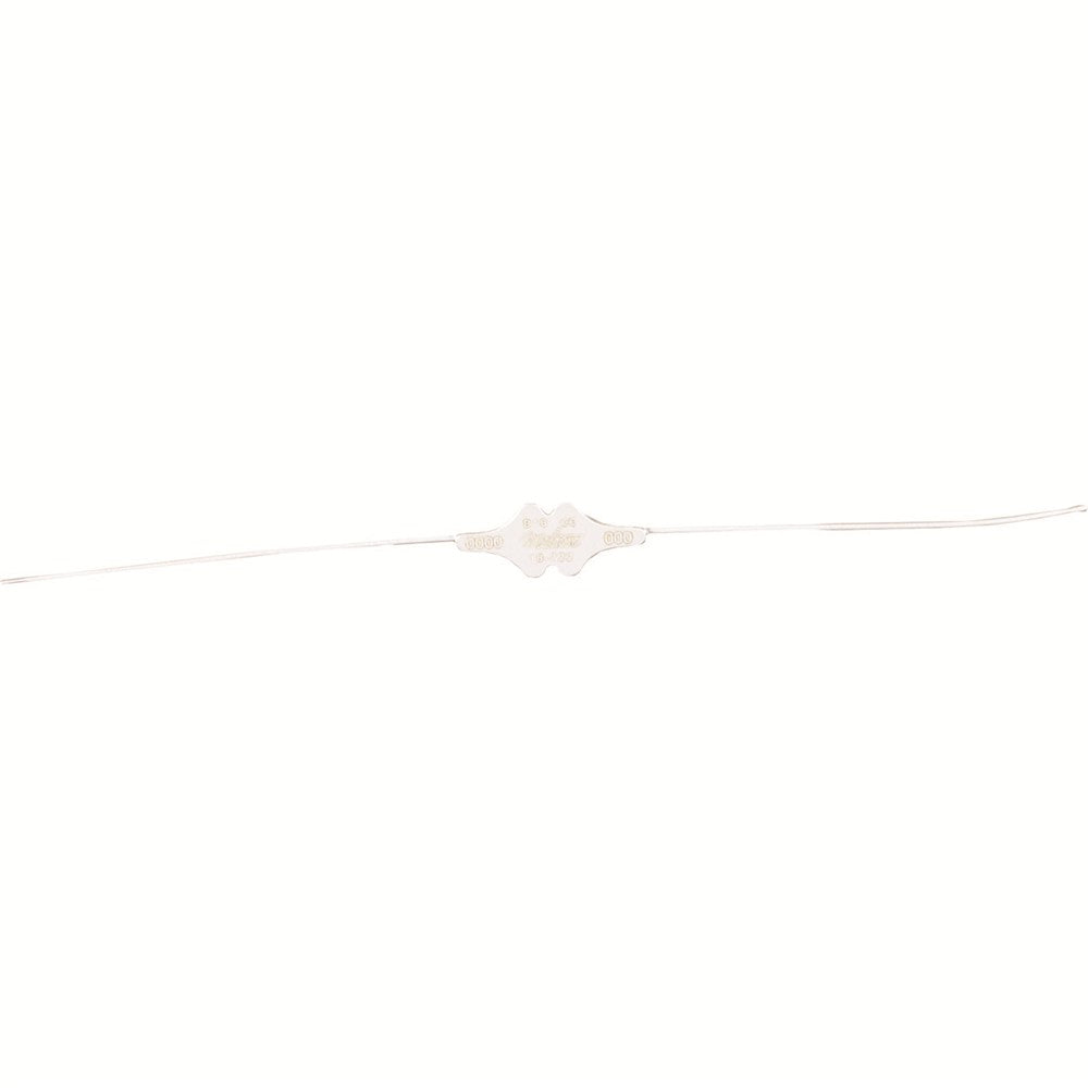 MILTEX WILLIAMS Lacrimal Probe, 5-1/8" (130mm), silver, double ended, sizes 0000-000, 0.4mm and 0.5mm tips. MPN: 18-722