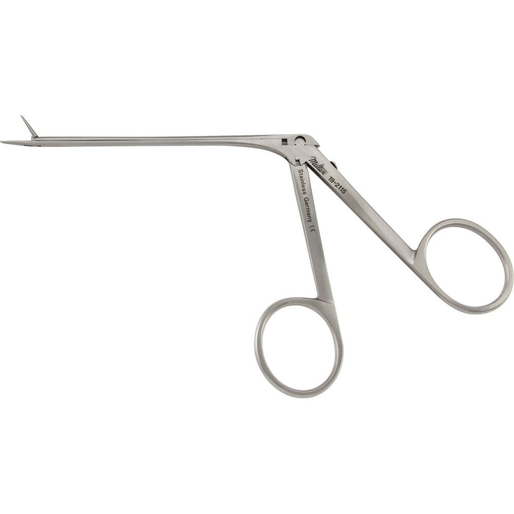 MILTEX BELLUCCI Ear Forceps, 2-61/64" (7.5 cm) shaft, serrated jaws 8 mm. MPN: 19-2115