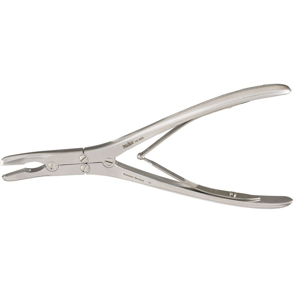 MILTEX RUSKIN Rongeur, 7-1/4" (185mm), Curved, 5mm Bite Jaws, Double Action. MPN: 19-852