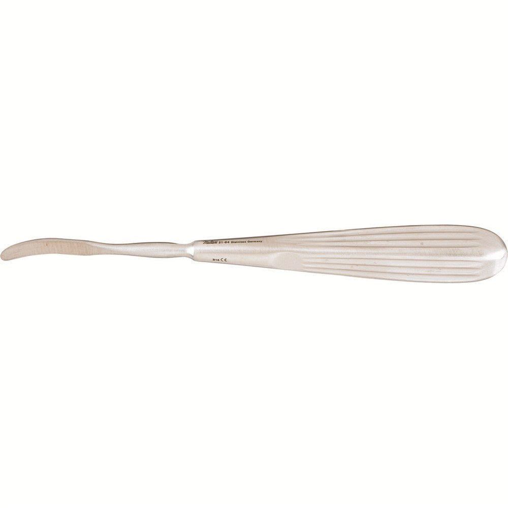 MILTEX JOSEPH Periosteal Elevator, 7", 6.5mm wide Blade, Curved. MPN: 21-64