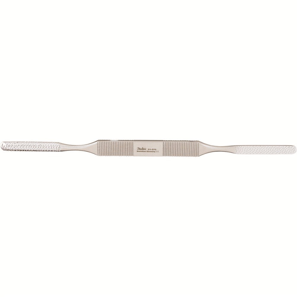 MILTEX FOMON Rasp, 8" (205mm), Double-Ended, Convex and Flat Sides, Fine, Backward Cutting. MPN: 21-370