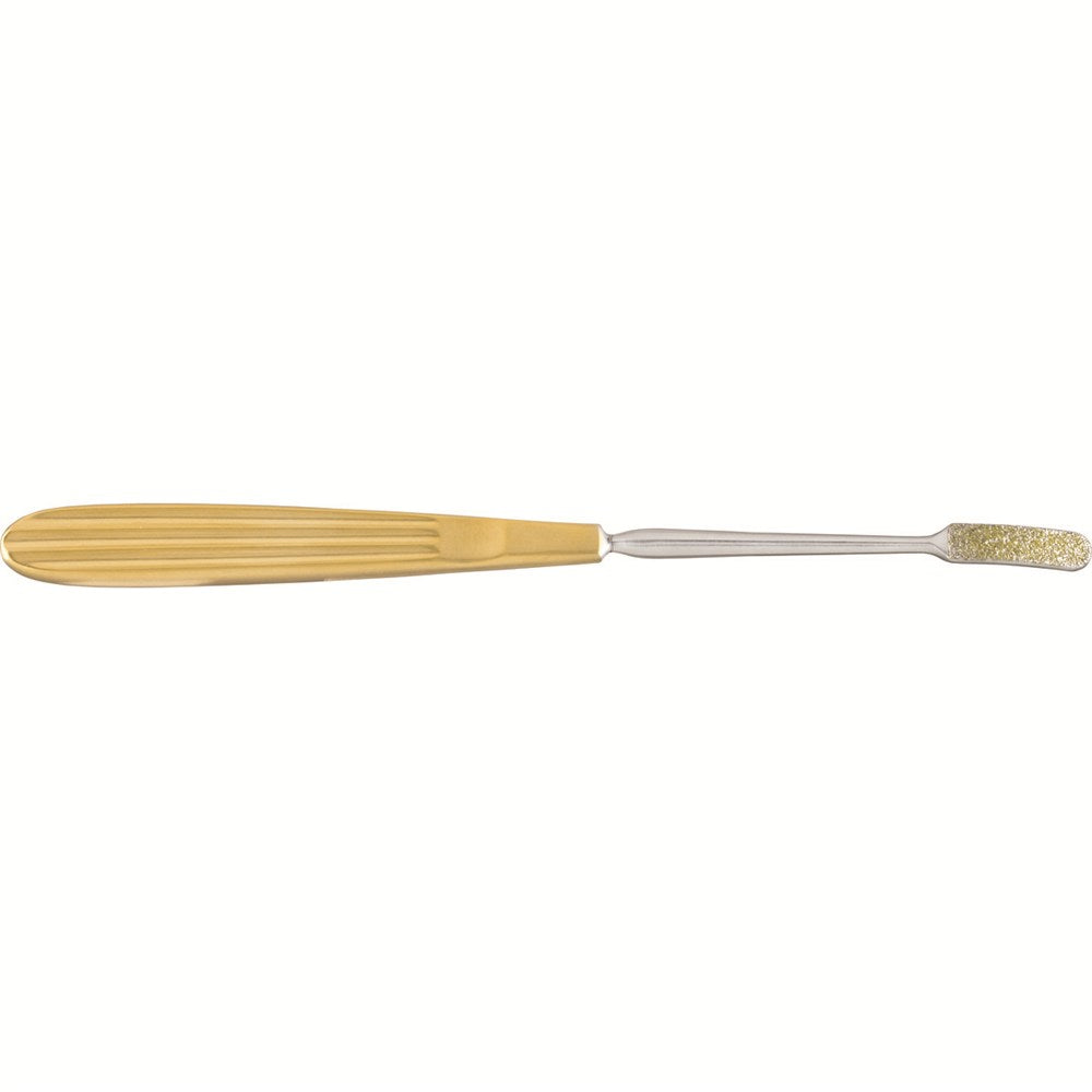 MILTEX PEET (COTTLE) Finishing Rasp, Tungsten Carbide, Curved, Diamond Coated, Length 7-1/2" (191mm), Width 7.2mm. MPN: 21-393DC