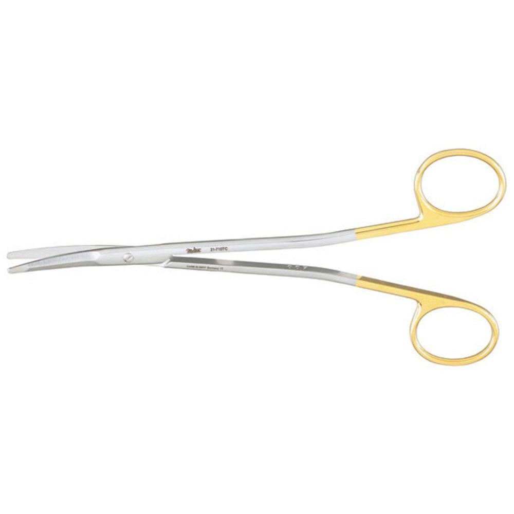 MILTEX Kaye-Freeman Rhytidectomy (Face Lift) Scissors, Tungsten Carbide, Curved, 7". MPN: 21-710TC