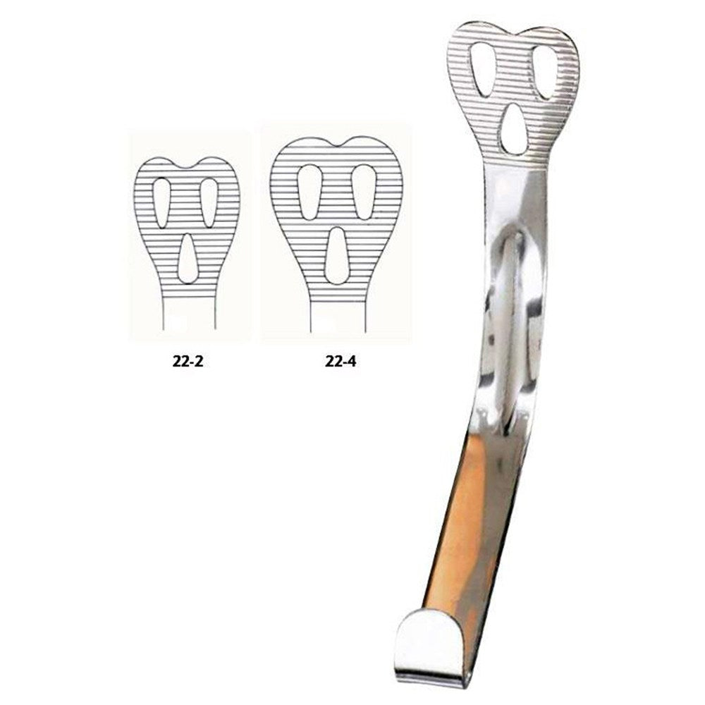 MILTEX WIEDER Tongue Depressor, small blade 28 mm wide, serrrated. MPN: 22-2