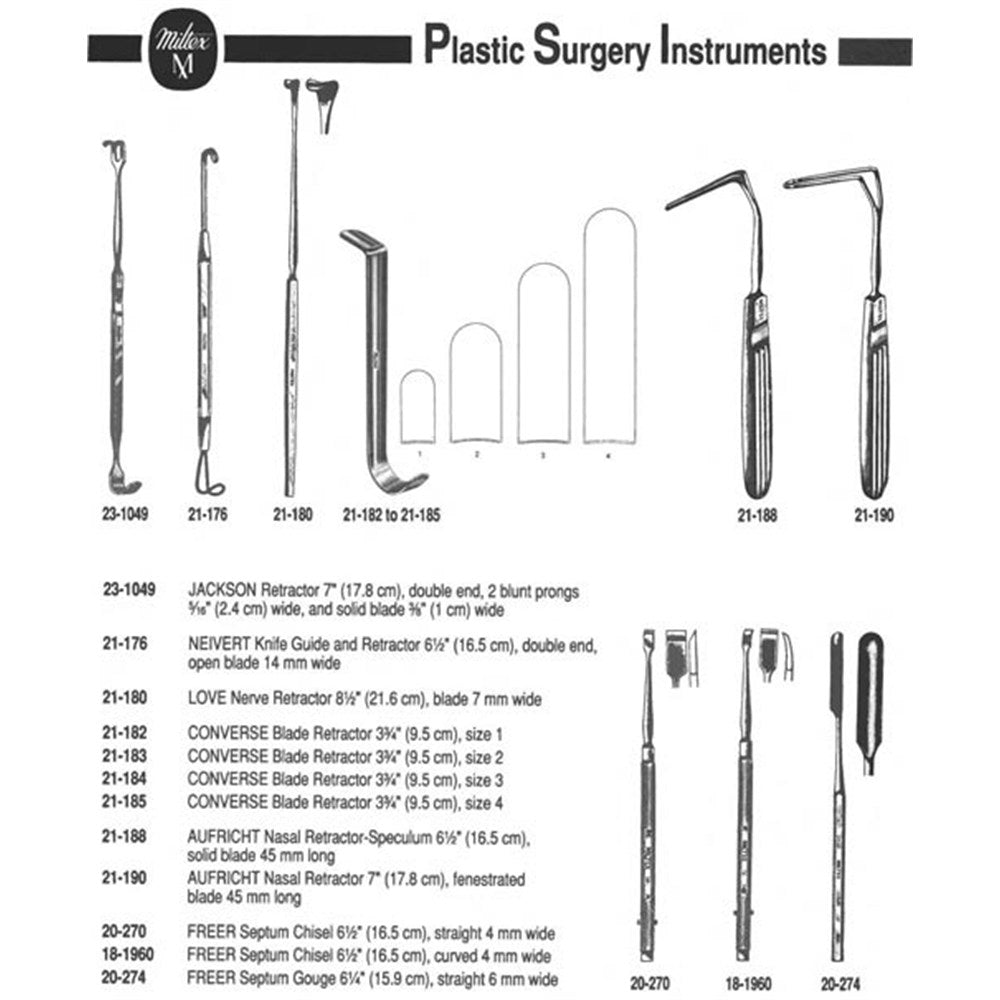 MILTEX JACKSON Trachea Retractor, 6-3/4", Double-Ended, Blunt Prongs and Solid Blade. MPN: 23-1049 - Image 3