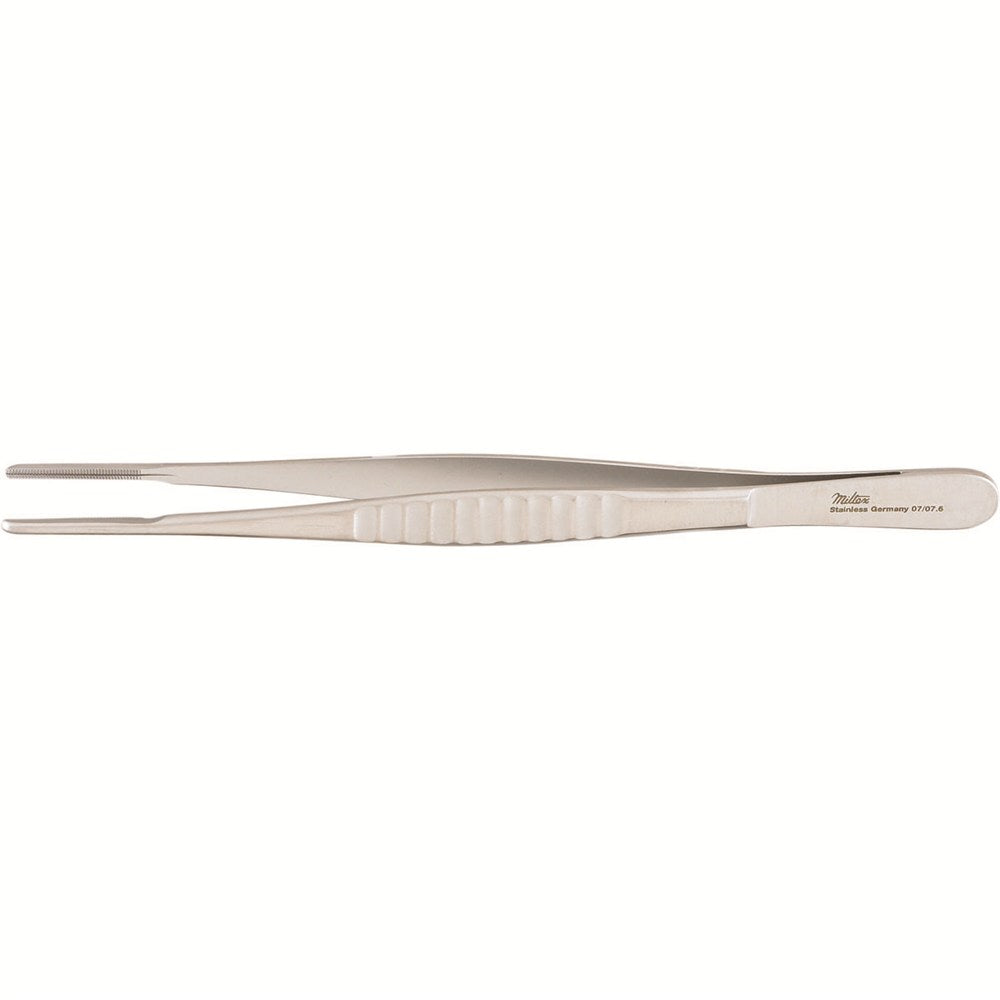 MILTEX COOLEY Vascular Tissue Forceps, 7-3/4" (200mm), Tips 2mm wide. MPN: 24-582