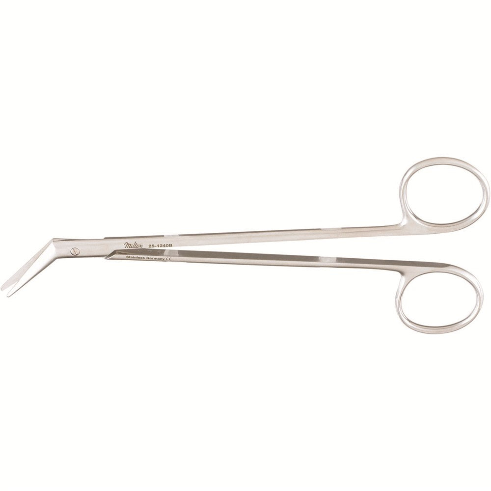 MILTEX DEBAKEY-POTTS Scissors, 6-3/4" (17.1 cm), blunt tips, angled on side 45 degrees. MPN: 25-1240B