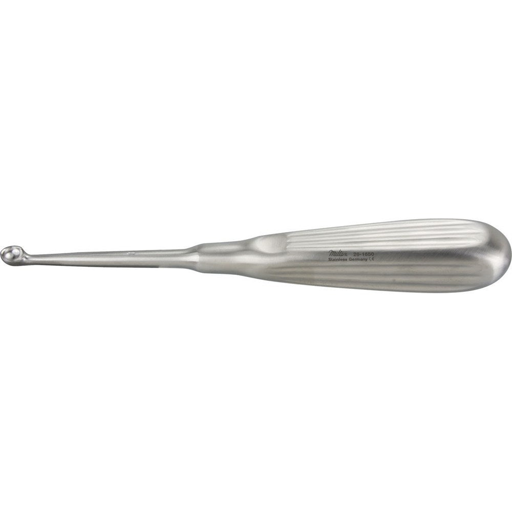 MILTEX BRUNS Bone Curette, 6-3/4" (169mm), Round Cup, 7.3mm Diameter, Size 1. MPN: 26-1650 - Image 3