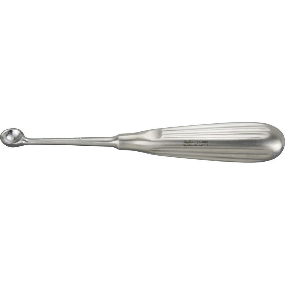 MILTEX BRUNS Bone Curette, 6-3/4" (169mm), Round Cup, 14mm Diameter, Size 6. MPN: 26-1660 - Image 3