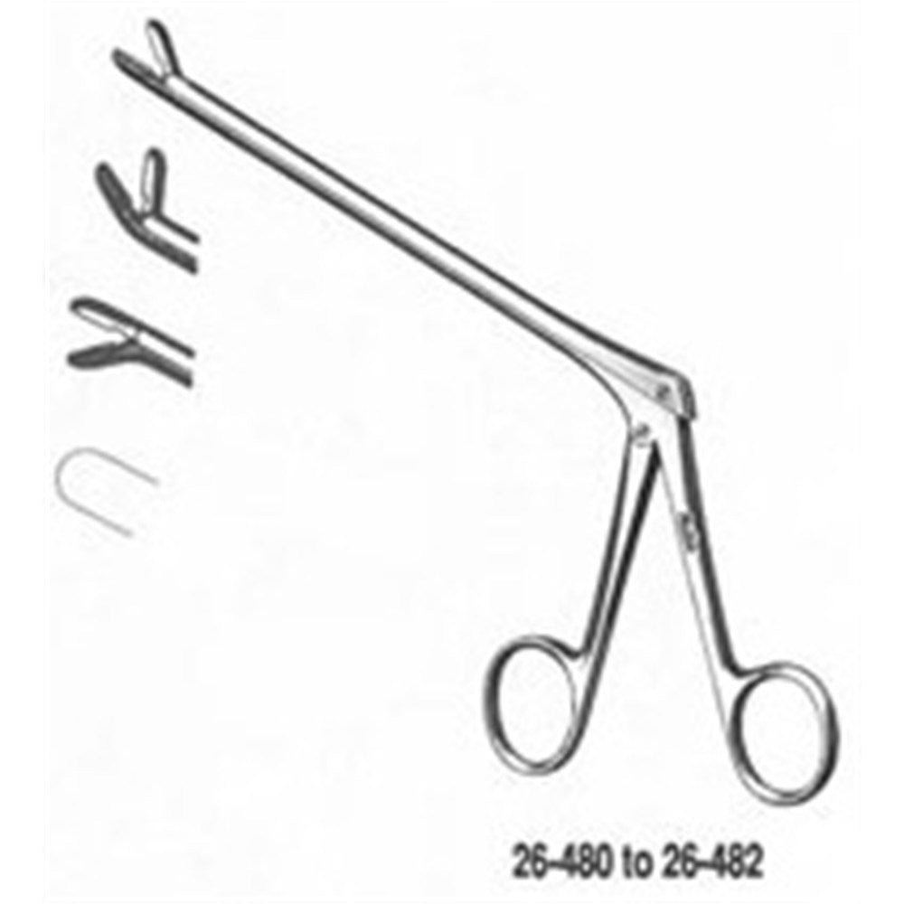 MILTEX CLOWARD Pituitary Rongeurs, 6 X 10 mm cup jaws, 6" (15.2 cm) shank, straight. MPN: 26-480