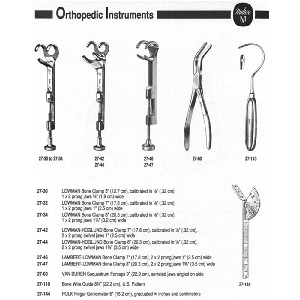 MILTEX POLK Finger Goniometer, 5-3/4" (146.5mm), Graduated in Inches and Centimeters. MPN: 27-144 - Image 2