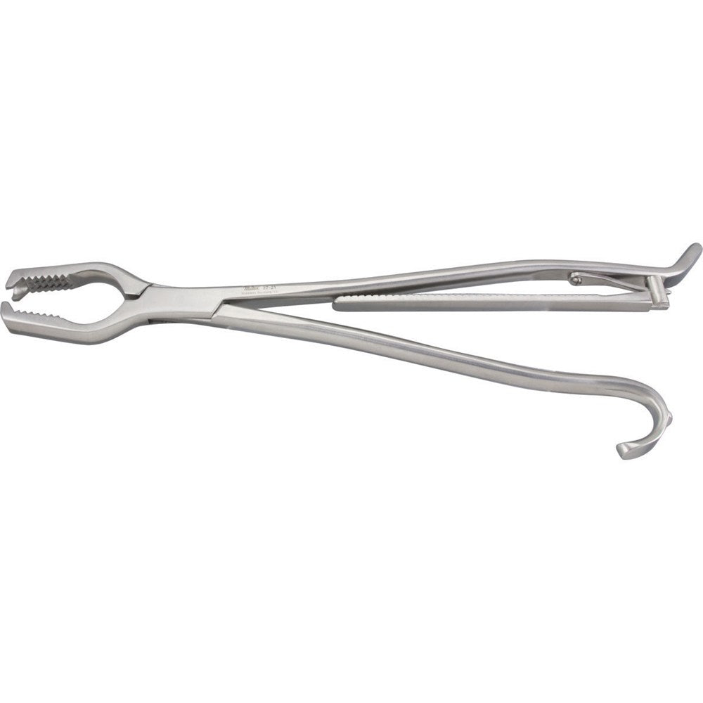 MILTEX LANE Bone Holding Forceps, 13" (33cm), with ratchet. MPN: 27-21
