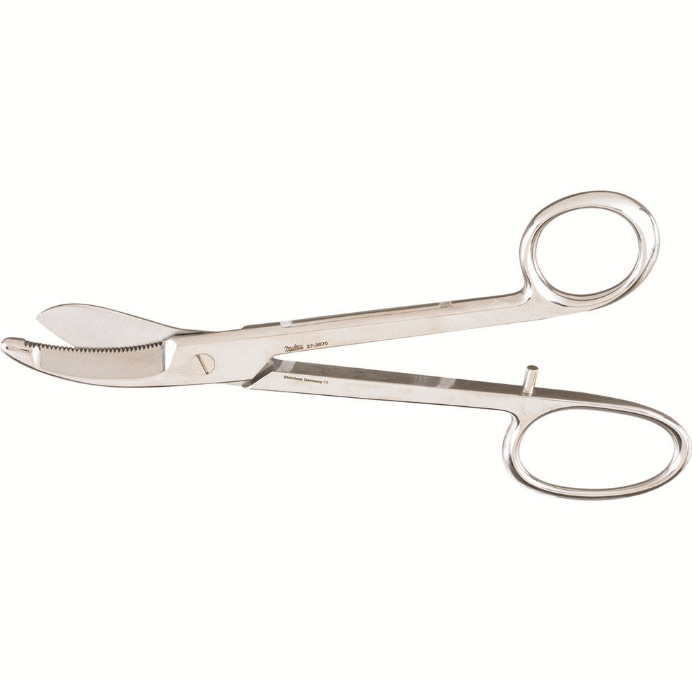 MILTEX BRUNS Plaster Cast Shears 9-1/4", Serrated Blade. MPN: 27-3070
