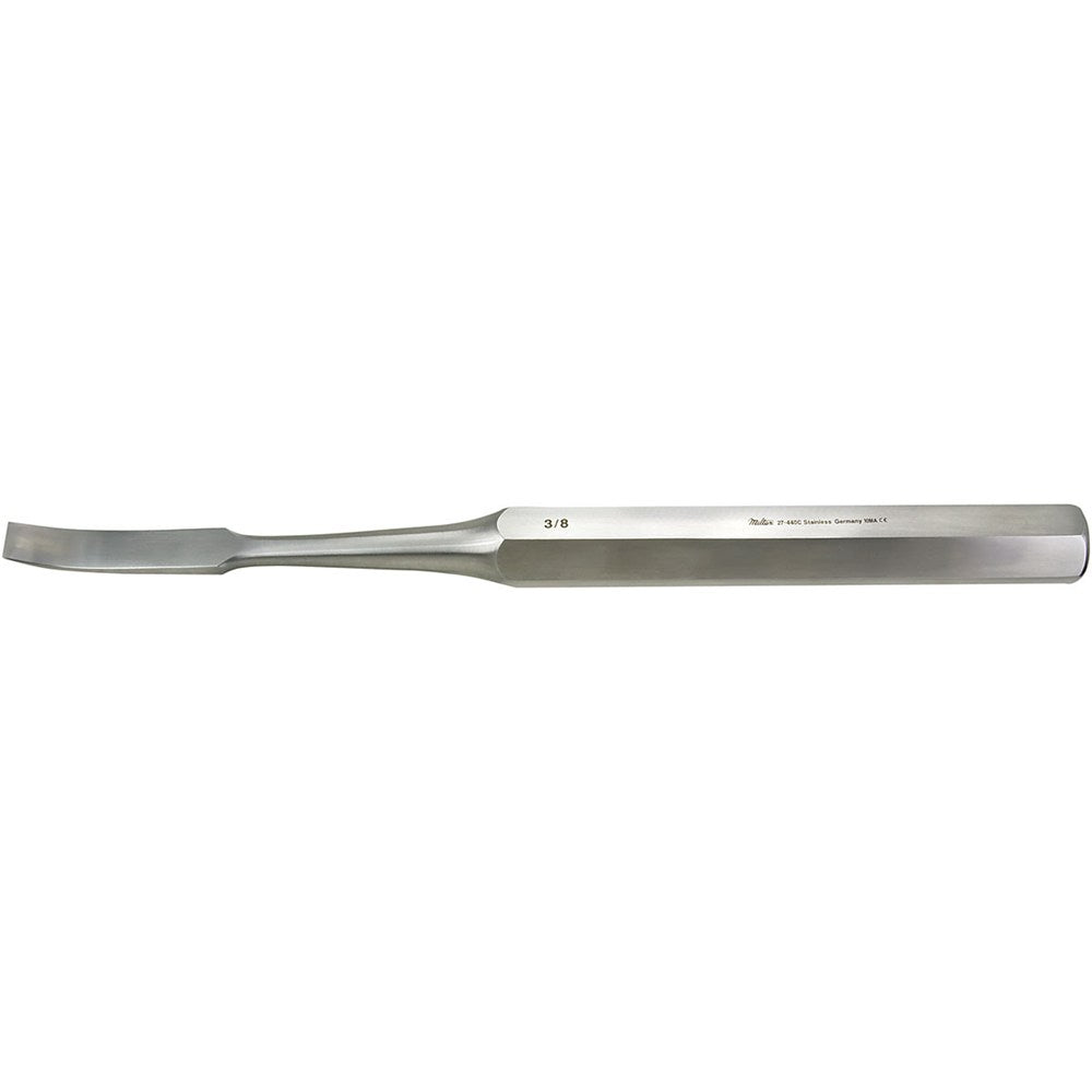 MILTEX HIBBS Osteotome, 9-1/2" (243mm), Curved, 10mm Wide Blade. MPN: 27-440C