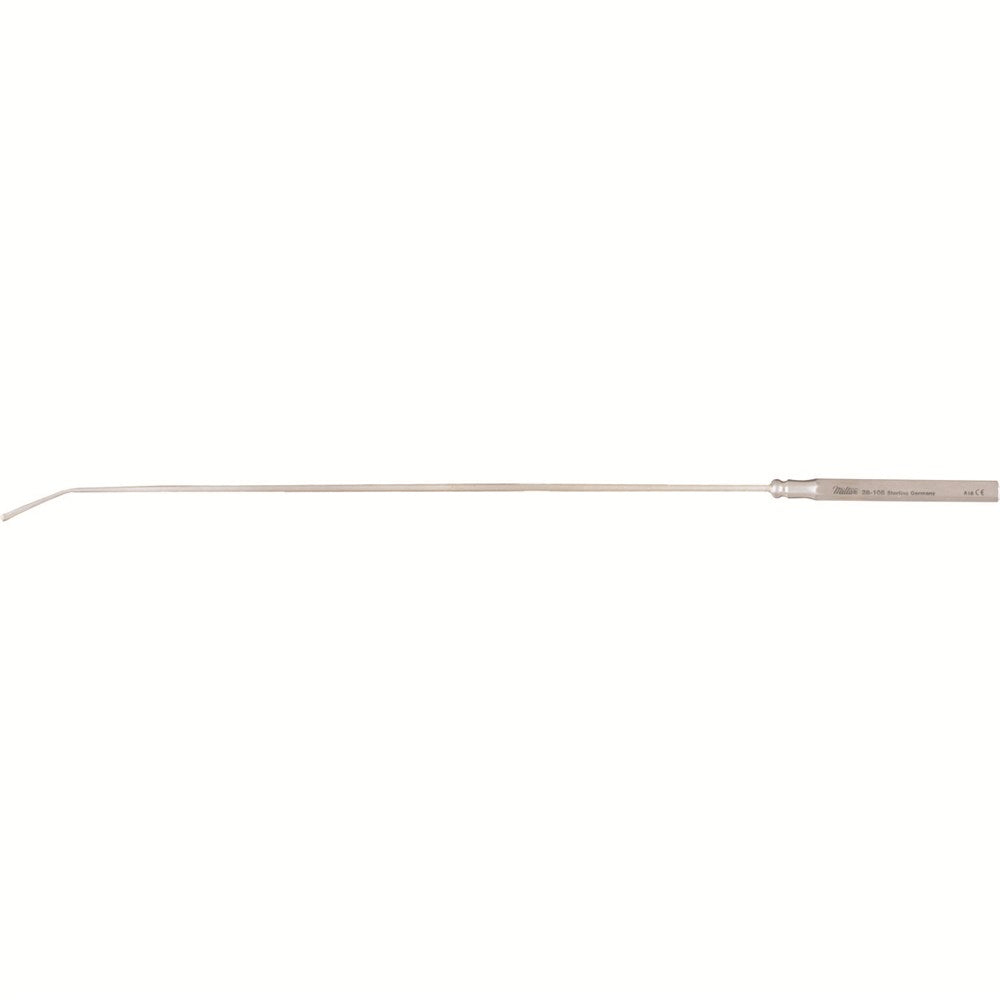 MILTEX PRATT Rectal Probe, with 7-3/4" (19.7 cm) sterling shaft, 11" (27.9 cm) overall. MPN: 28-108