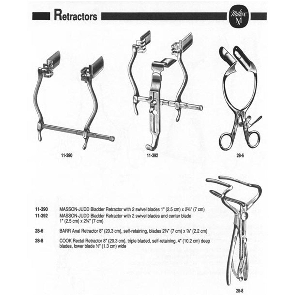 MILTEX Barr Anal Retractor 6-3/4", Self-Retaining, Blades 2-5/8" Deep. MPN: 28-6 - Image 2