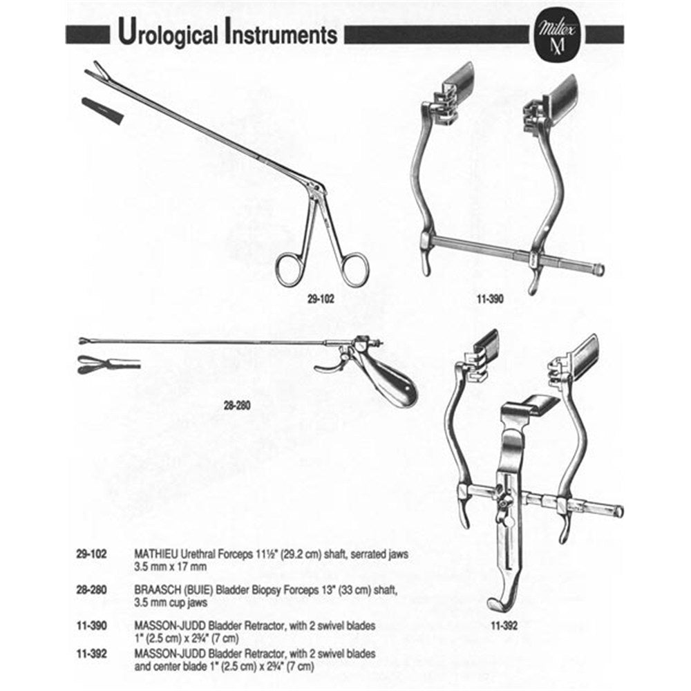 MILTEX MATHIEU IUD Removal Forceps, 11-3/4" (300mm) shaft, serrated jaws 3.5mm X 19mmm. MPN: 29-102 - Image 2