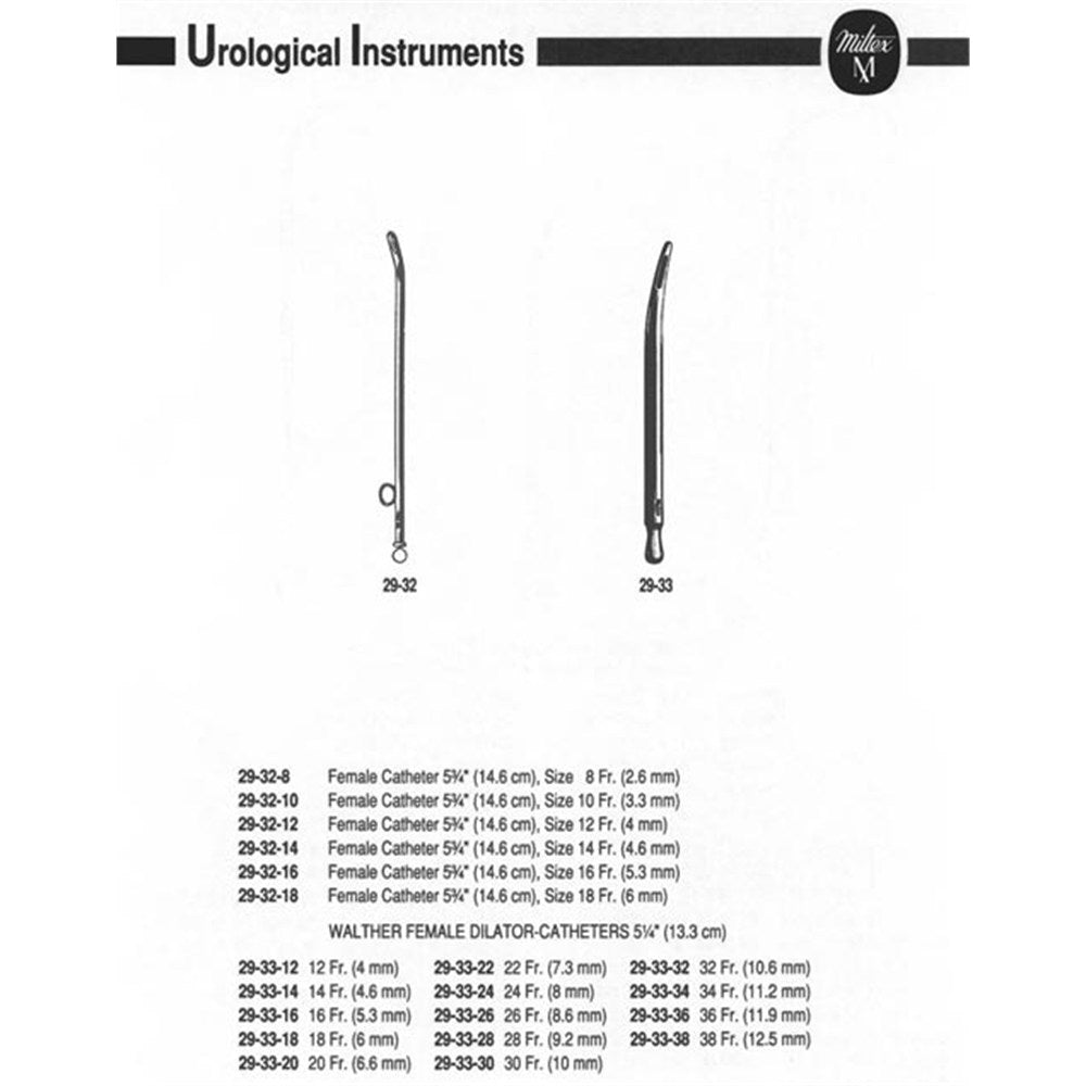 MILTEX Female Catheter, 5-7/8", 8 French (2.7mm). MPN: 29-32-8 - Image 2