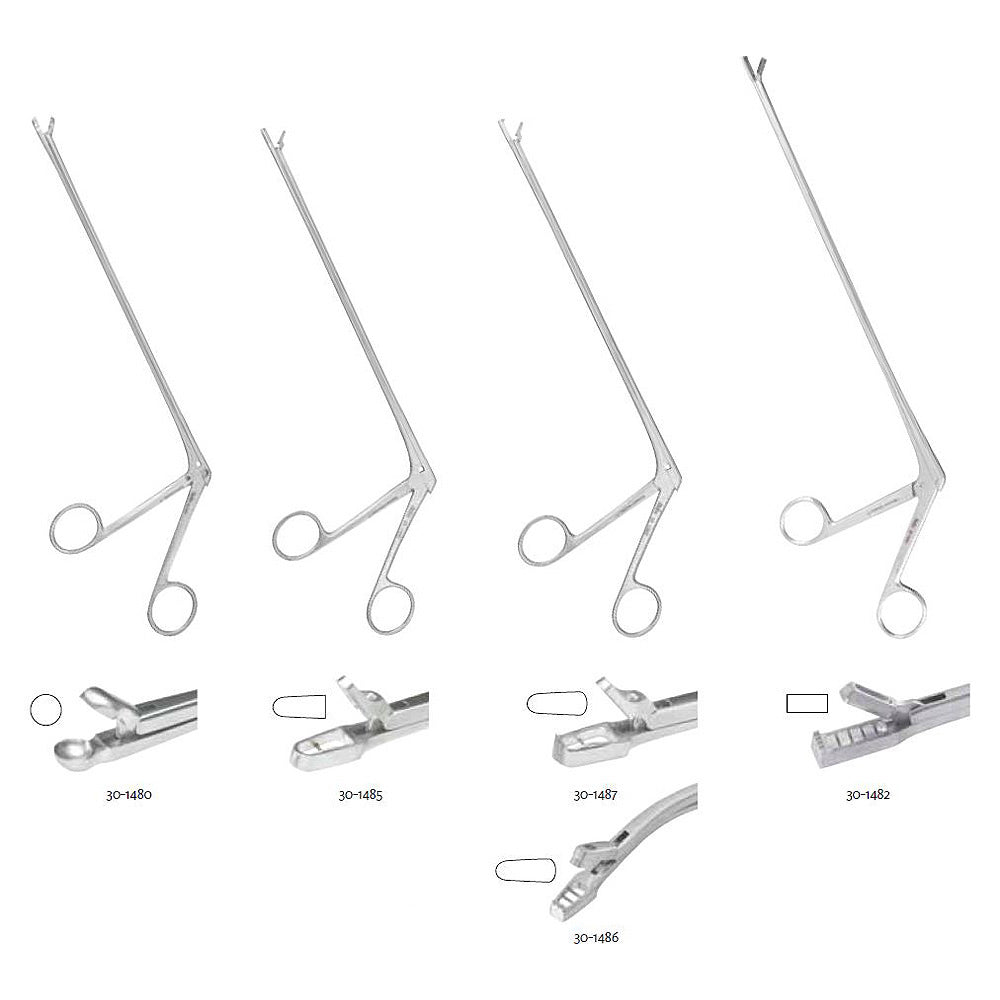 MILTEX WITTNER Uterine Biopsy Forceps, 8-1/2" (21.6) shaft, teeth on lower jaw, straight tip. MPN: 30-1487 - Image 3