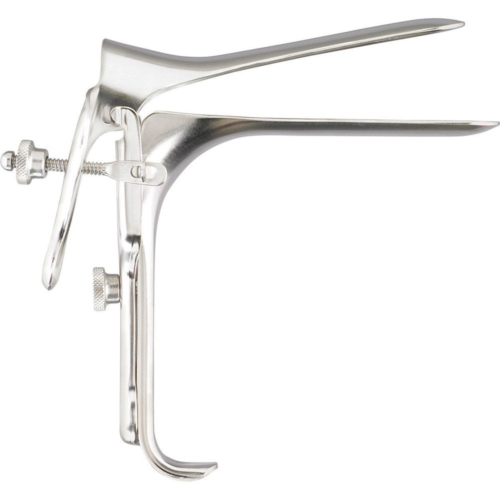MILTEX PEDERSON Vaginal Speculum 5-1/4" (132mm), narrow, medium size blades, 4-3/8" (111mm) x 1" (24mm). MPN: 30-55