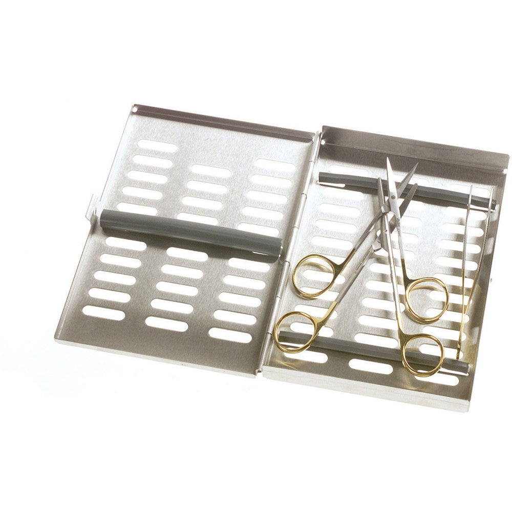 MILTEX Instrument Storage System, Slimline Series without Mat, Single Hinge Design, Size: 7 x 4-5/8 x 11/16. MPN: 3-072014