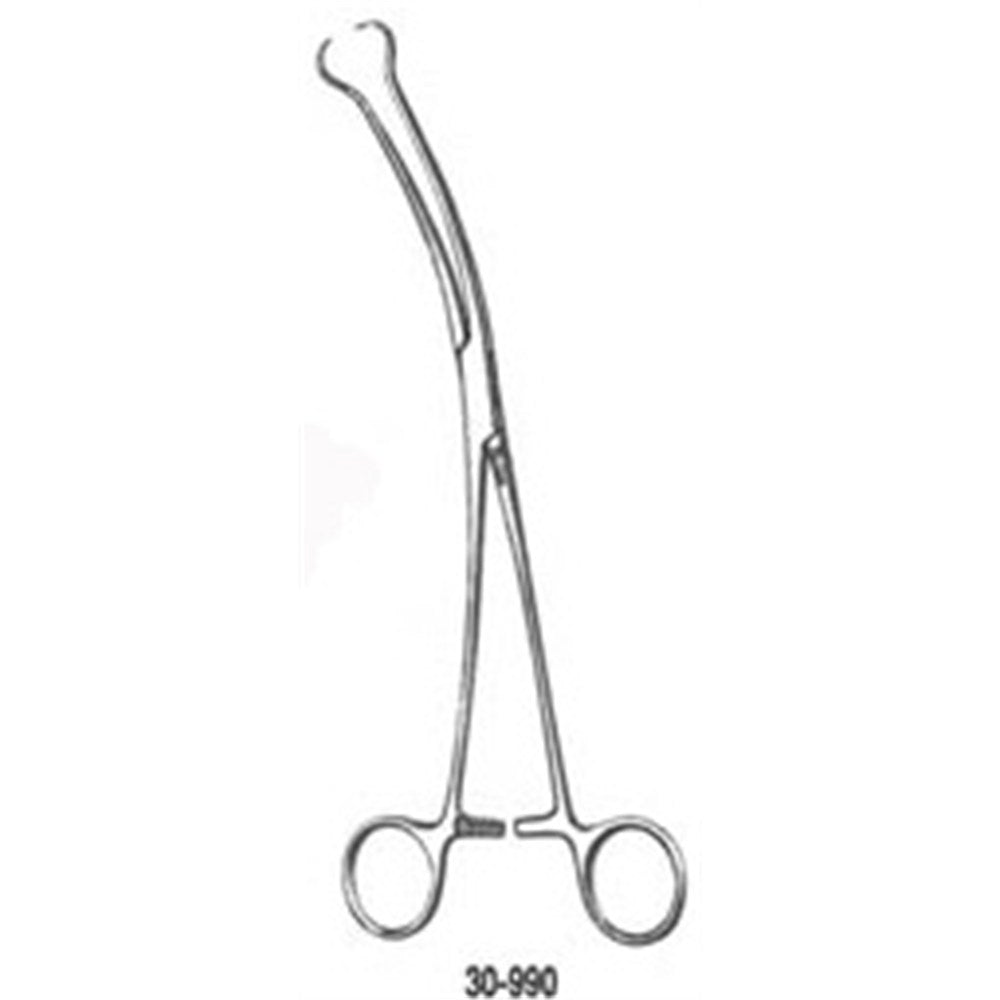 MILTEX SKENE Uterine Tenaculum Forceps, 9-1/2" (24.1 cm), curved on side. MPN: 30-990