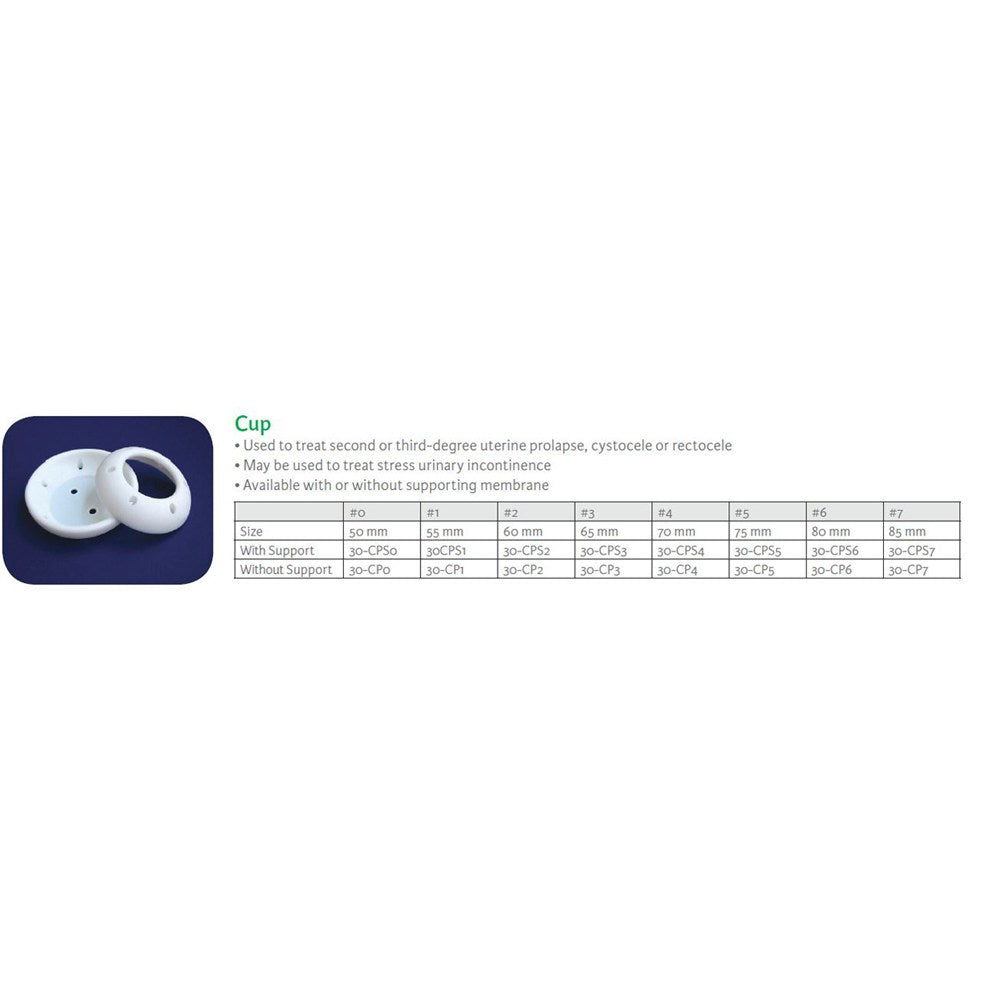 MILTEX PESSARY CUP with Support, Size 1 (55mm). MPN: 30-CPS1 - Image 2