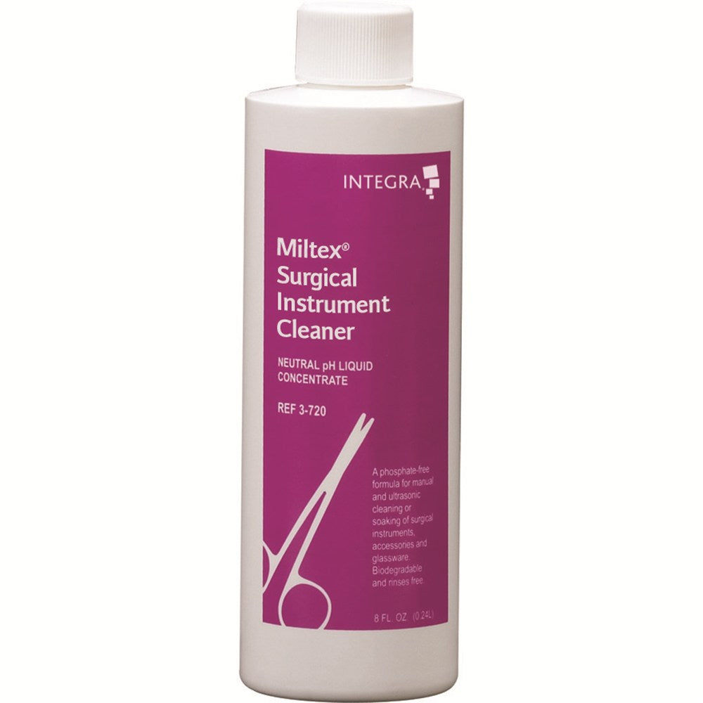 MILTEX Surgical Instrument Cleaner, 8 oz. (.24 liter) bottles (case of 12). MPN: 3-720