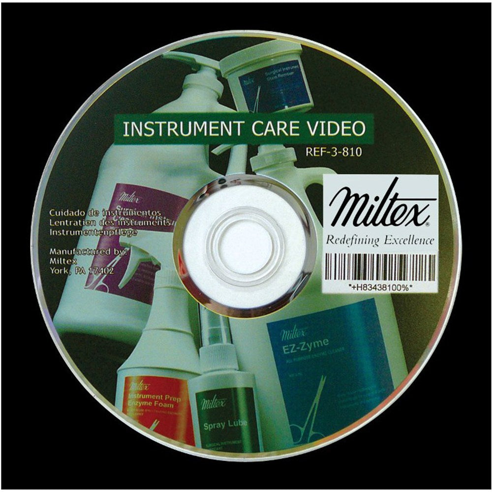 MILTEX Instrument Care 25-minute Instructional Video. MPN: 3-810