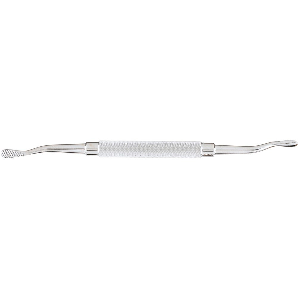 MILTEX HOWARD Bone File, 7-1/4" (182mm), no. 12CA, double-ended, 6.8mm wide and 5.3mm wide, cross serrations. MPN: 40-1385