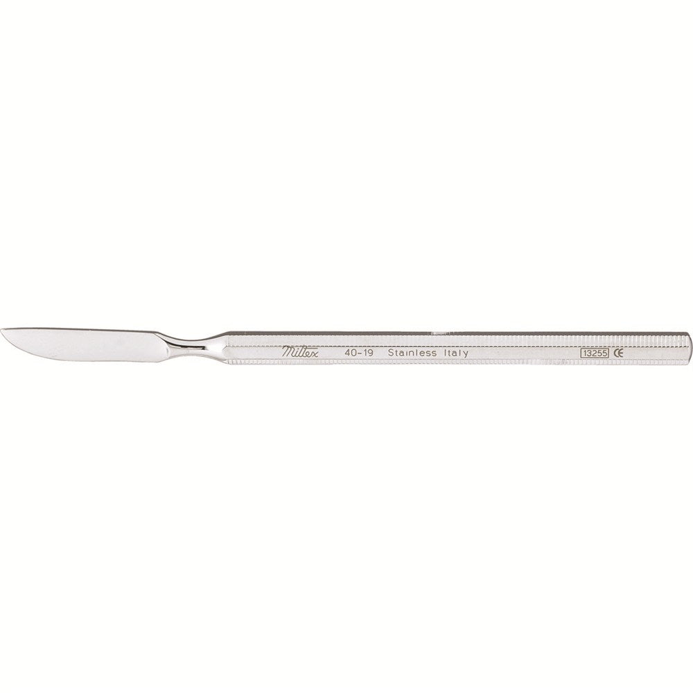 MILTEX Knife, 4-7/8" (123mm), curved edge 1-1/8" (29mm), straight back. MPN: 40-19