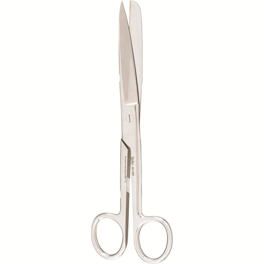 MILTEX Moleskin & Felt Scissors, 7-1/2" (19.1 cm), sharp-blunt points, curved. MPN: 40-465