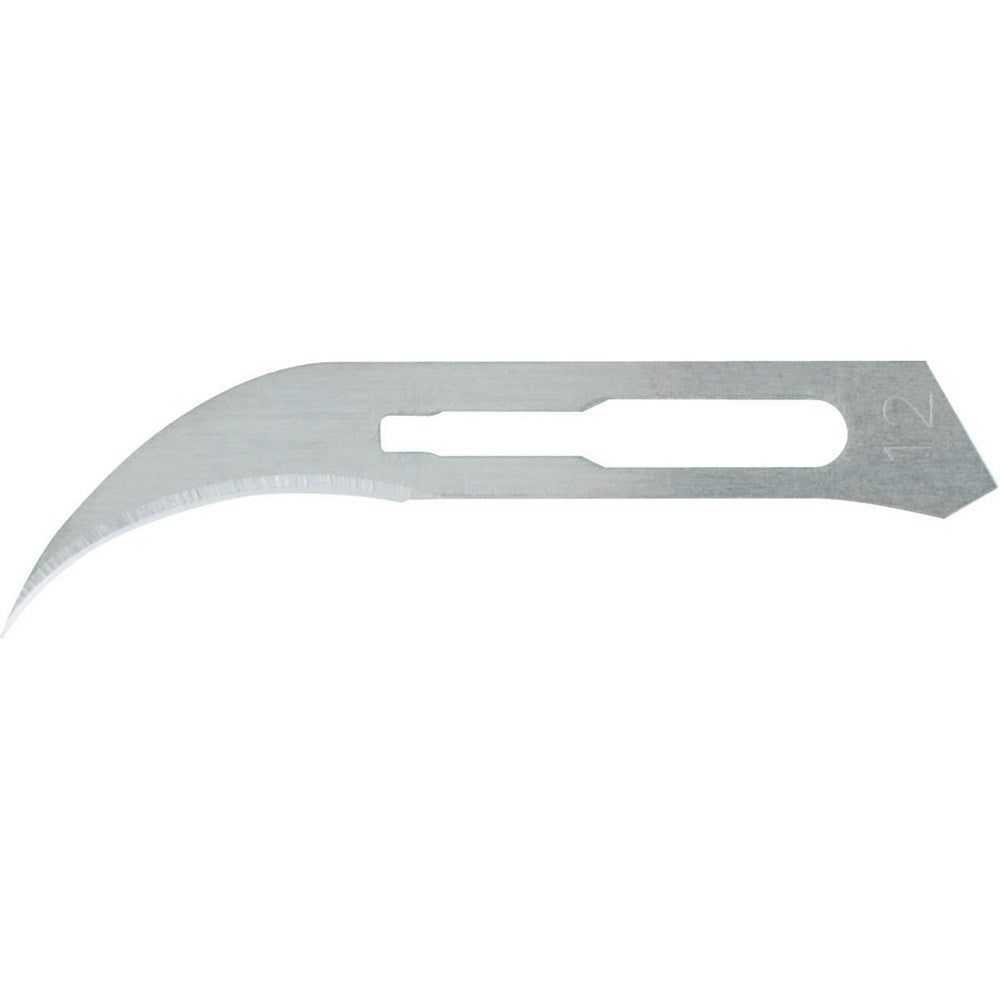 MILTEX Carbon Steel Sterile Surgical Blades no. 12, 100/box. MPN: 4-112