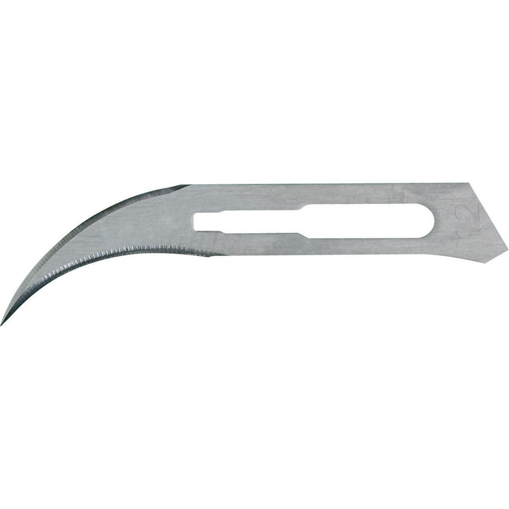 MILTEX Carbon Steel Sterile Surgical Blades no. 12B, 100/box. MPN: 4-112B