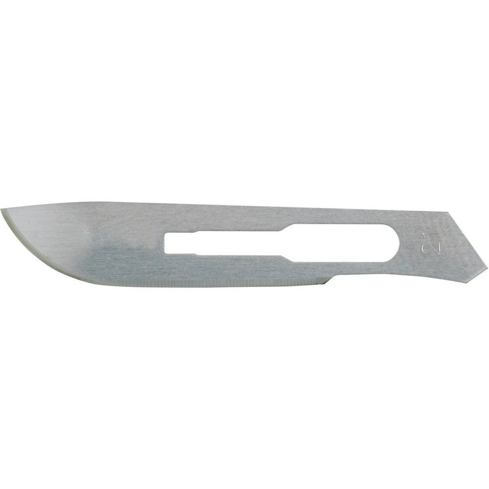 MILTEX Carbon Steel Sterile Surgical Blades no. 21, 100/box. MPN: 4-121