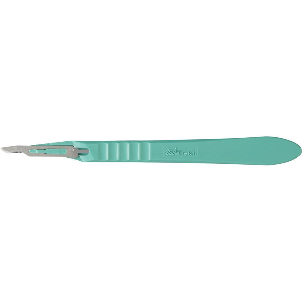 MILTEX Disposable Scalpels, stainless steel, sterile blade size no. 15, 10/box. MPN: 4-415