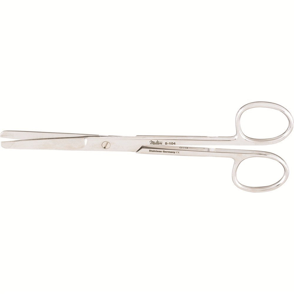 MILTEX DEAVER Scissors, 5-1/2", straight, blunt/blunt points. MPN: 5-104